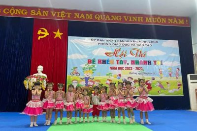 HỘI THI “BÉ KHÉO TAY – BÉ NHANH TRÍ” CẤP HUYỆN NĂM HỌC 2022-2023