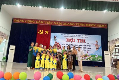 HỘI THI “GIÁO DỤC AN TOÀN GIAO THÔNG” CẤP HỌC MẦM NON CẤP HUYỆN NĂM HỌC 2023-2024