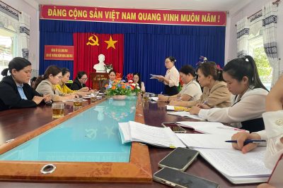 Đón Đoàn kiểm tra Chuyên môn chuyên đề của Phòn GD&ĐT Huyện Minh Long